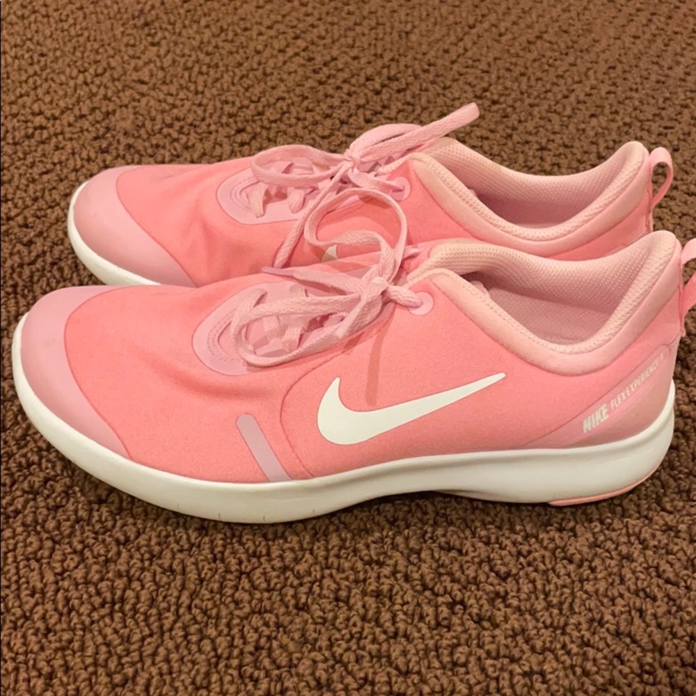 Pink nike sneakers